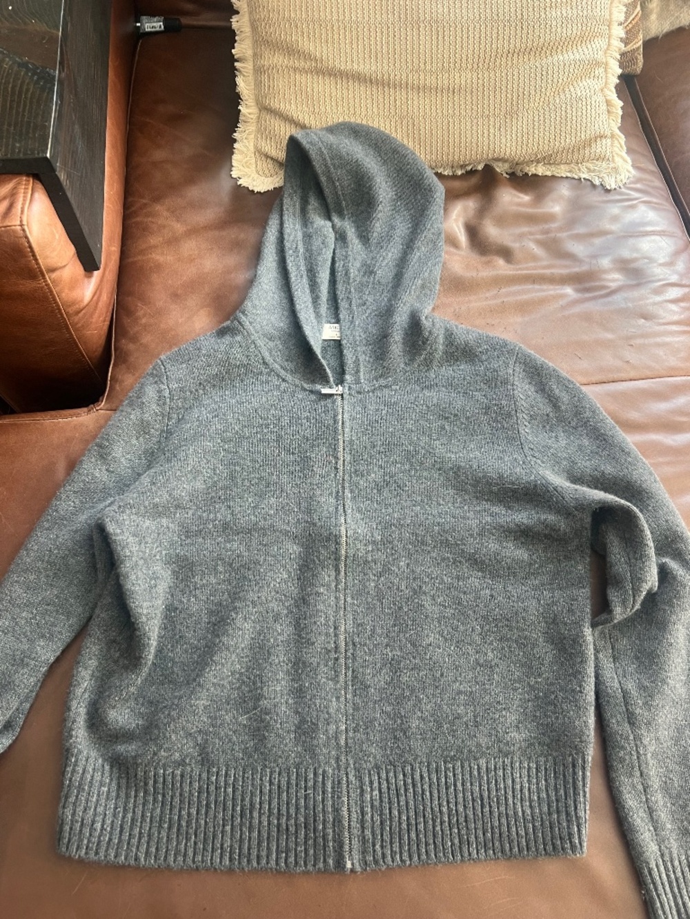 Aritzia cashmere zip up